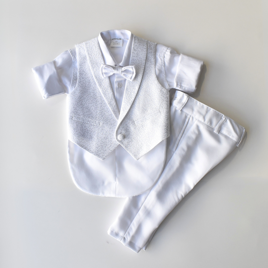 Archie's Penguin Tail Vest Set